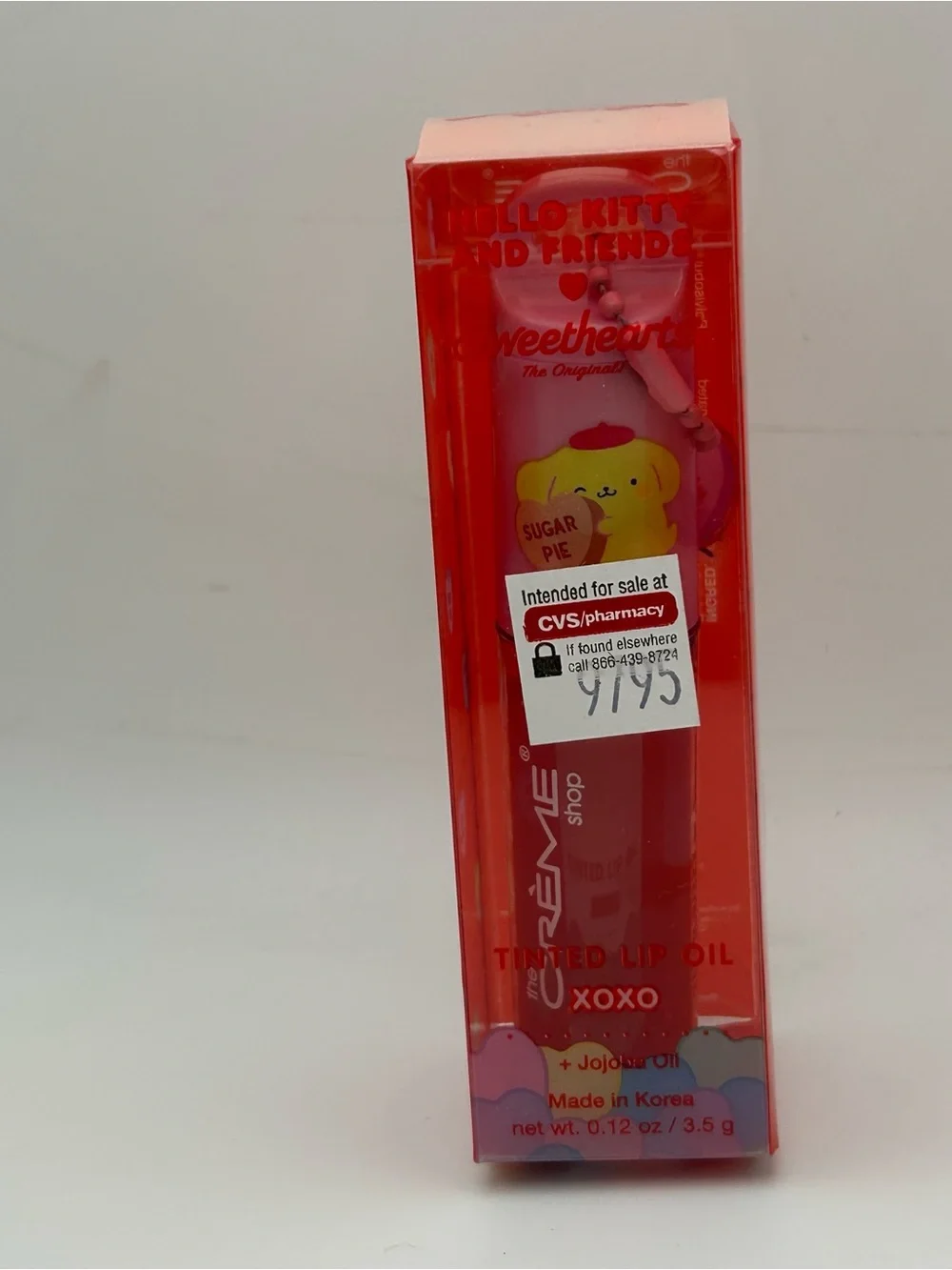 The Crème Shop x Hello Kitty & Friends x Sweethearts Tinted Lip Oil XOXO